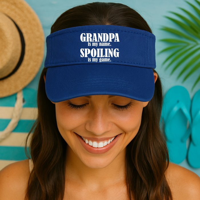 Grandpa Is My Name Spoiling Is my Game Visor