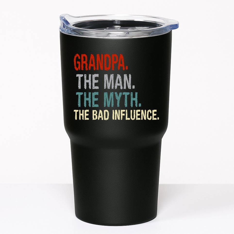 Grandpa Man Myth The Bad Influence Humor Tumbler