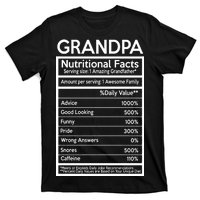 Grandpa Nutritional Facts T-Shirt