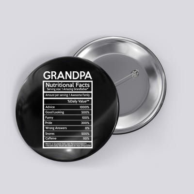 Grandpa Nutritional Facts Button