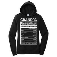 Grandpa Nutritional Facts Women's Pullover Hoodie