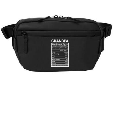 Grandpa Nutritional Facts Crossbody Pack