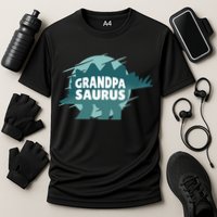 Grandpa Saurus Cooling Performance Crew T-Shirt