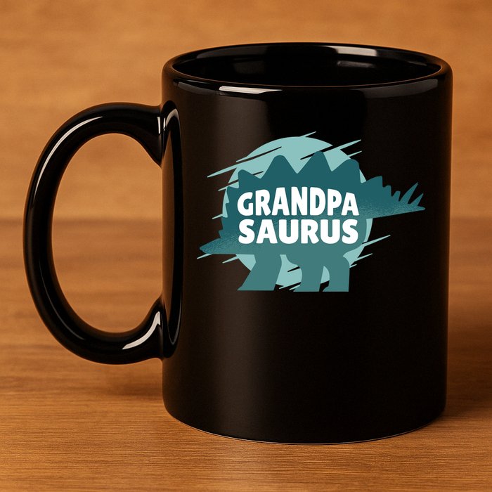 Grandpa Saurus 11oz C Handle Ceramic Mug