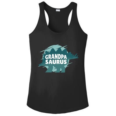 Grandpa Saurus Ladies PosiCharge Competitor Racerback Tank