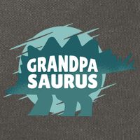 Grandpa Saurus Cotton Canvas Backpack