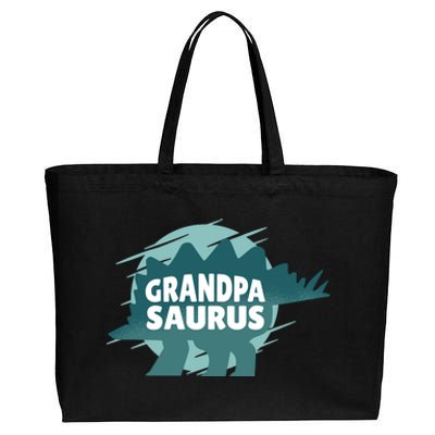 Grandpa Saurus Cotton Canvas Jumbo Tote