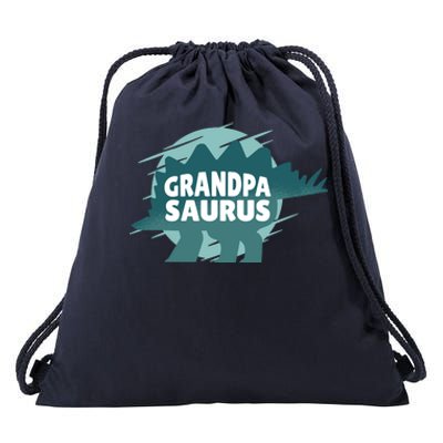 Grandpa Saurus Drawstring Bag