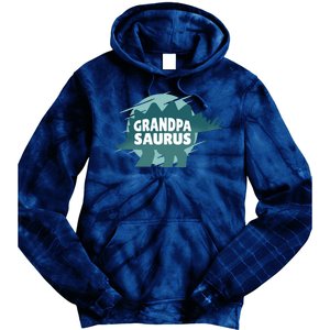 Grandpa Saurus Tie Dye Hoodie