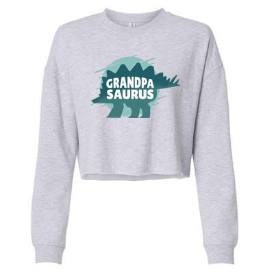 Grandpa Saurus Cropped Pullover Crew