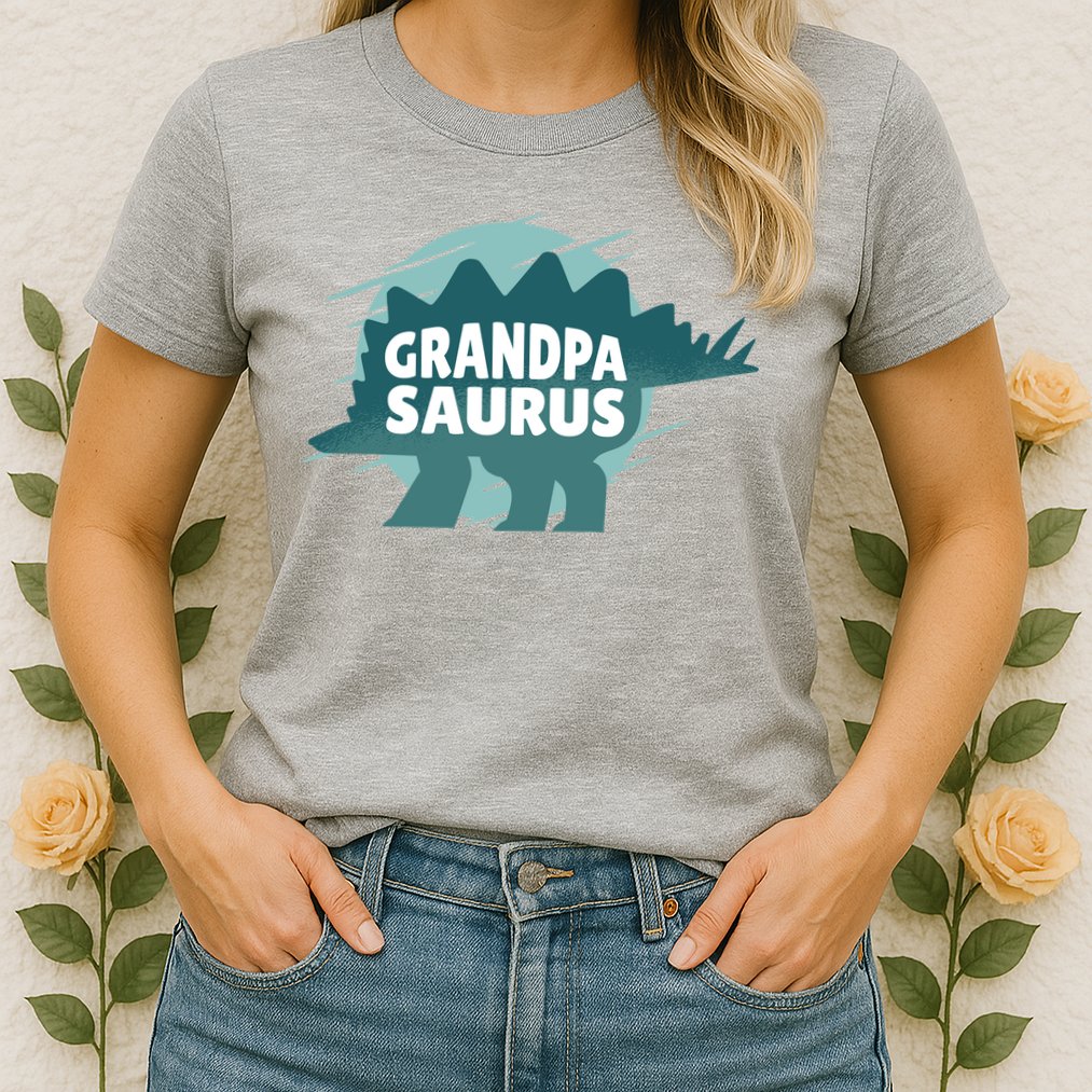 Grandpa Saurus Womens T-Shirt