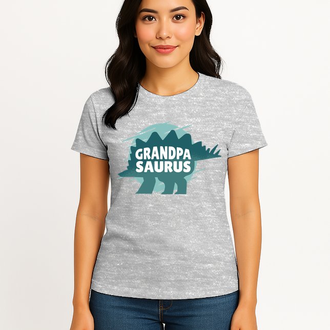 Grandpa Saurus Womens T-Shirt