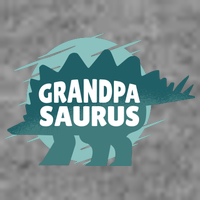 Grandpa Saurus Womens T-Shirt