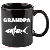 Grandpa Shark 11oz C Handle Ceramic Mug