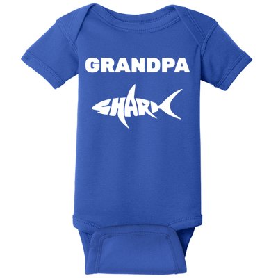 Grandpa Shark Baby Bodysuit