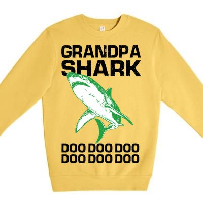 Grandpa Shark Doo Premium Crewneck Sweatshirt