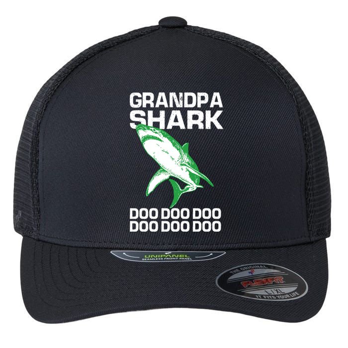 Grandpa Shark Doo Flexfit Unipanel Trucker Cap