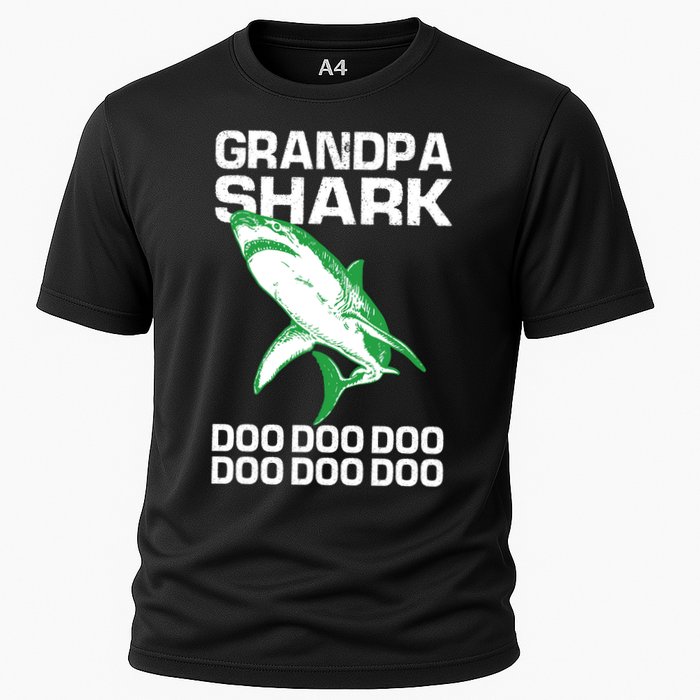 Grandpa Shark Doo Cooling Performance Crew T-Shirt