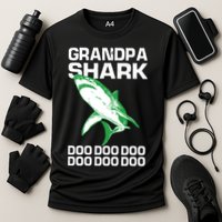 Grandpa Shark Doo Cooling Performance Crew T-Shirt