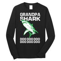 Grandpa Shark Doo Long Sleeve Shirt