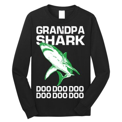 Grandpa Shark Doo Long Sleeve Shirt