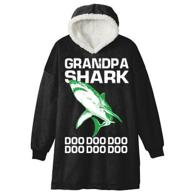 Grandpa Shark Doo Hooded Wearable Blanket