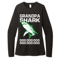 Grandpa Shark Doo Womens CVC Long Sleeve Shirt