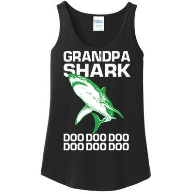 Grandpa Shark Doo Ladies Essential Tank