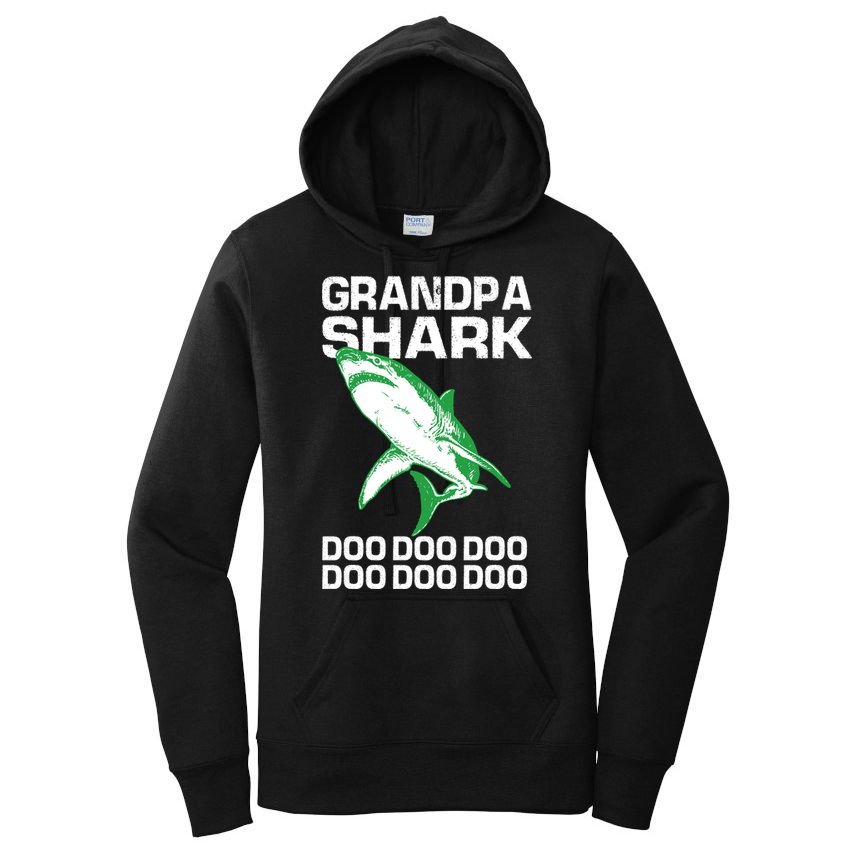 Grandpa Shark Doo Women's Pullover Hoodie