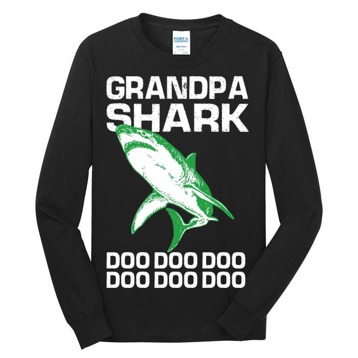 Grandpa Shark Doo Tall Long Sleeve T-Shirt