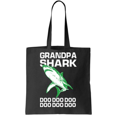 Grandpa Shark Doo Tote Bag