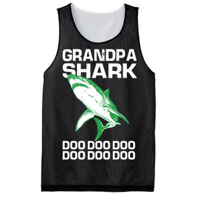 Grandpa Shark Doo Mesh Reversible Basketball Jersey Tank