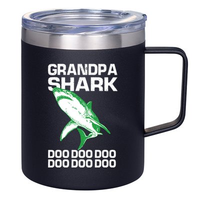 Grandpa Shark Doo 12oz Stainless Steel Coffee Mug
