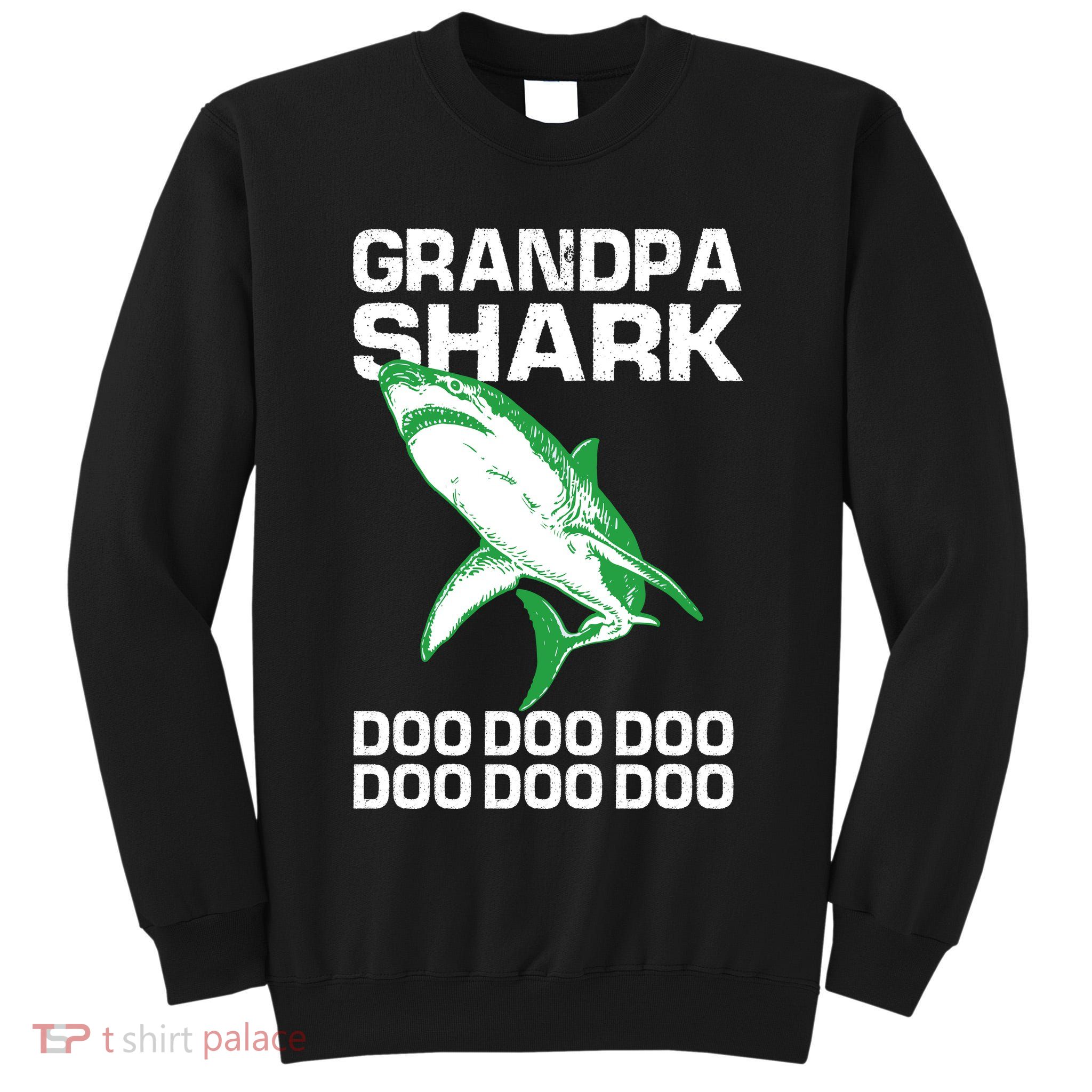 Grandpa Shark Doo Tall Sweatshirt