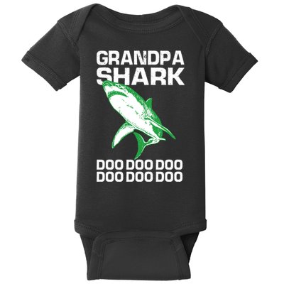 Grandpa Shark Doo Baby Bodysuit