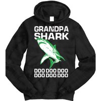 Grandpa Shark Doo Tie Dye Hoodie