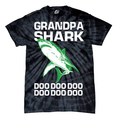 Grandpa Shark Doo Tie-Dye T-Shirt