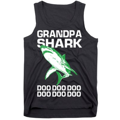 Grandpa Shark Doo Tank Top