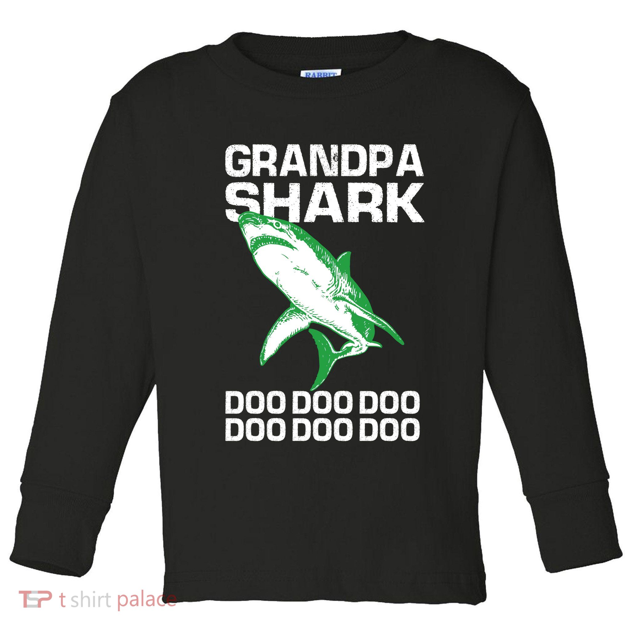 Grandpa Shark Doo Toddler Long Sleeve Shirt