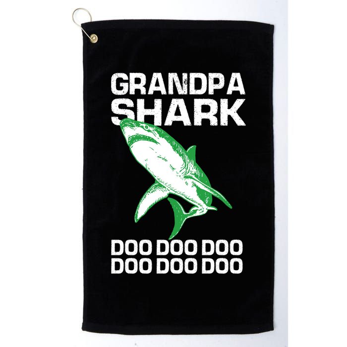 Grandpa Shark Doo Golf Towel