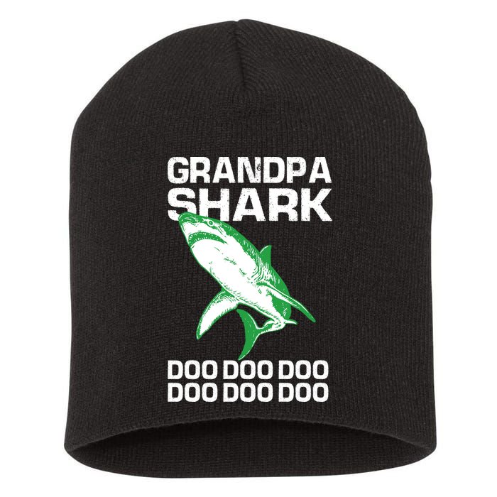 Grandpa Shark Doo Short Acrylic Beanie