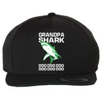 Grandpa Shark Doo Wool Snapback Cap