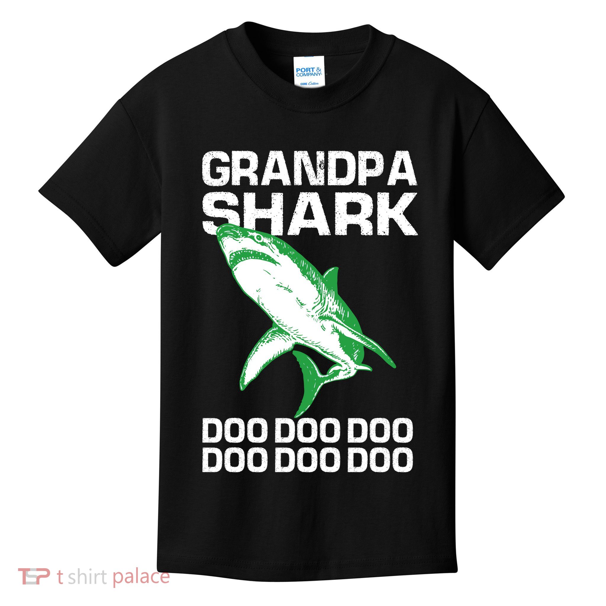 Grandpa Shark Doo Kids T-Shirt
