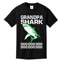 Grandpa Shark Doo Kids T-Shirt