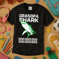 Grandpa Shark Doo Kids T-Shirt