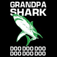 Grandpa Shark Doo Kids T-Shirt