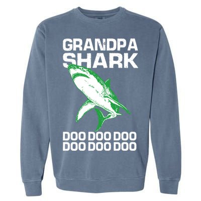 Grandpa Shark Doo Garment-Dyed Sweatshirt