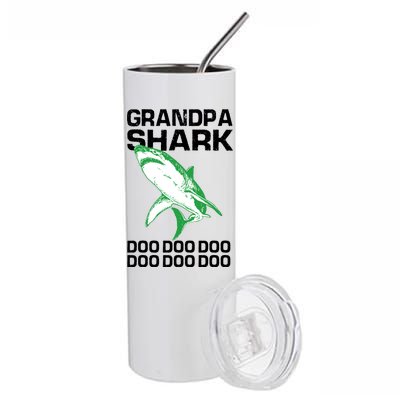 Grandpa Shark Doo Stainless Steel Tumbler