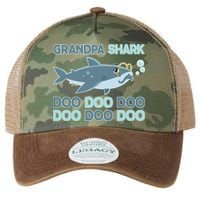 Grandpa Shark Doo Doo Doo Legacy Tie Dye Trucker Hat