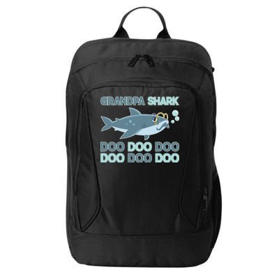 Grandpa Shark Doo Doo Doo City Backpack